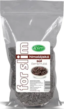 Kuchyňská sůl 4slim Himalájská sůl černá hrubá 1 kg