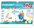 Kalendář Presco Group Týdenní rodinný plánovací kalendář s háčkem 2025