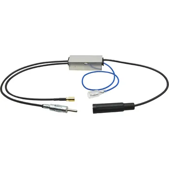 Anténní zesilovač AM-FM / DAB-DAB+ rozbočovač signálu DIN/SMB konektor<br />Výrobce: - 295956