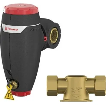 Ochranný vodní filtr Flamco XSTREAM CLEAN odlučovač nečistot DN25, vnitřní závit, mosaz/plast