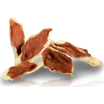 Pamlsek pro psa KIDDOG králičí uši plněné kachním masem 250g