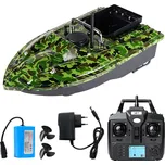 RC rybářská lodička na zakrmení a vyvážení s GPS modulem na DO Camo