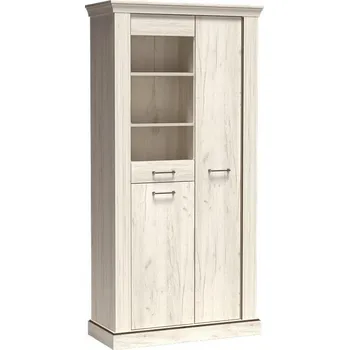 Vinotéka Casarredo Vitrína 3D NEIL dub kraft bílý