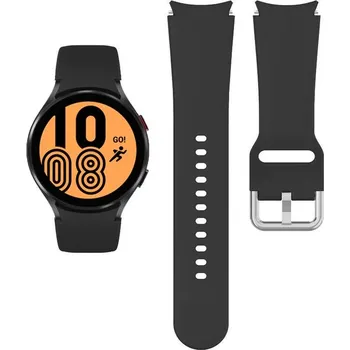 OEM Silikonový náramek pro chytré hodinky Samsung Galaxy Watch 4/5/6 Barva: Černá