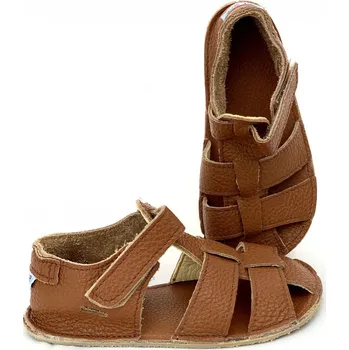 Chlapecké sandály Baby Bare Shoes All Brown - páskové sandále, Baby Bare Shoes Velikost: 20