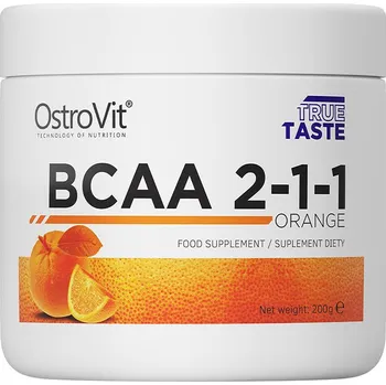Aminokyselina OstroVit BCAA 2-1-1 - BCAA 2-1-1 (200 g, Pomeranč)