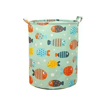 úložný prostor na hračky Koš na hračky zelený