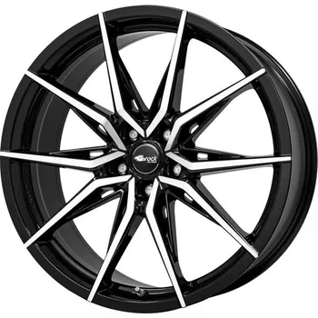 Disk Alu disk Brock B42 8x18, 5x120, 72.6, ET34 Schwarz Glanz Voll-Poliert (SGVP)