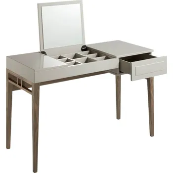 Toaletní stolek Šedý lakovaný toaletní stolek Angel Cerdá No. 7001, 120 x 50 cm