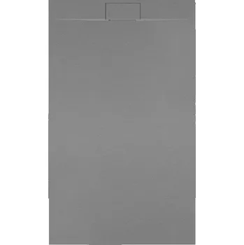 Sprchová vanička BPS-koupelny Obdélníková akrylátová sprchová vanička HYD-OSV-MIKO 100x90 šedá