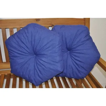 Zahradní sestava Axin Trading s.r.o. Polštář hvězda tmavě modrý set 2 kusy