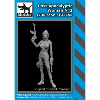 Plastikový model Blackdog 1/35 Post apocalyptic woman No.2 (1 fig.)