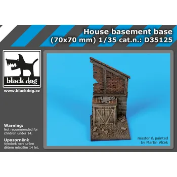 Plastikový model Blackdog 1/35 House basement base