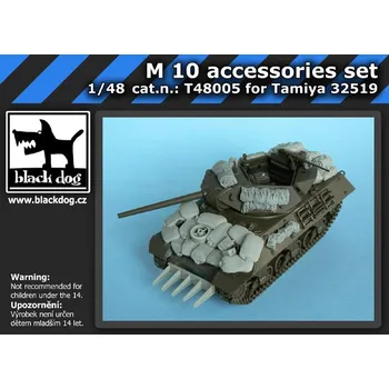 Plastikový model Blackdog 1/48 M 10 accessories set