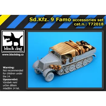 Plastikový model Blackdog 1/72 Sd. Kfz. 9 Famo accessories set (REV)