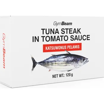 Anabolizér GymBeam Steak z tuňáka v rajčatové omáčce 8 x 120g