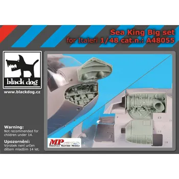 Plastikový model Blackdog 1/48 Sea King - Big set (HAS)