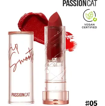 PASSIONCAT LIP SMOOTHY hypoalergenní rtěnka odstín no.5 BERRY SMOOTHY