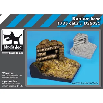 Plastikový model Blackdog 1/35 Bunker base