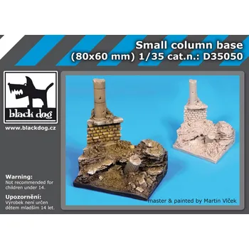 Plastikový model Blackdog 1/35 Small column base (80x60 mm)
