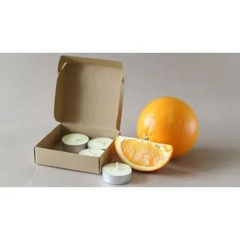 Svíčka Čajová svíčka Pomeranč Velikost: 1 ks