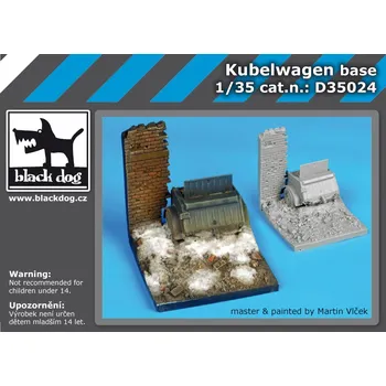 Plastikový model Blackdog 1/35 Kubelwagen base