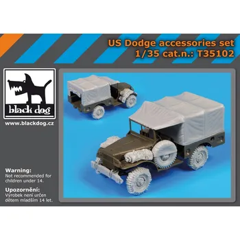 Plastikový model Blackdog 1/35 US Dodge accessories set (AFV)