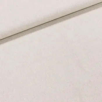 Směsové plátno F409, zeleno-béžová žíhaná, š.140cm (látka v metráži)