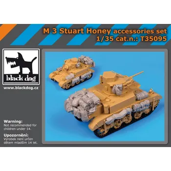 Plastikový model Blackdog 1/35 M3 Stuart Honey accessories set (ACAD)
