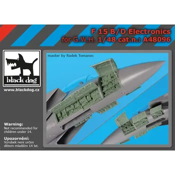 Plastikový model Blackdog 1/48 F-15 B/D electronics (G.W.H.)