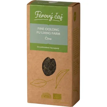 Čaj Fairobchod Bio polozelený čaj Fine Oolong Fu Liang sypaný, 70 g