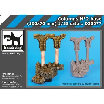 Plastikový model Blackdog 1/35 Columns No.2 base (100x70 mm)