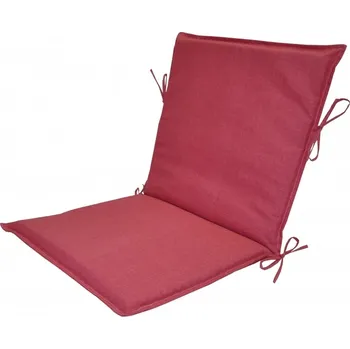 Podsedák Axin Trading s.r.o. Polstr na zahradní křeslo UNI s nízkým opěradlem - látka malinový melír