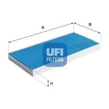 Ventilátor topení a klimatizace Filtr, vzduch v interiéru UFI 34.146.00