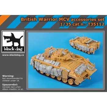 Plastikový model Blackdog 1/35 British Warrior MCV accessories set (ACAD)