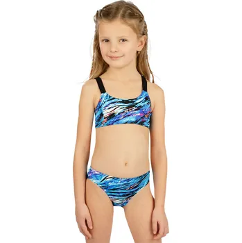 Dívčí plavky Litex Dívčí plavkové kalhotky středně vysoké 6E441 6E441 116