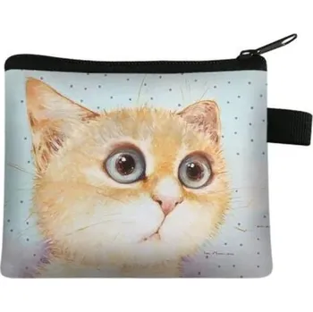 Malá dámská peněženka s motivem kočky - 13