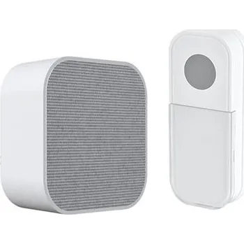 Stavební výplň Solight bezdrátový zvonek, bateriový, 180m, černý, learning code - 1L75B