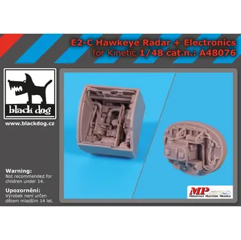 Plastikový model Blackdog 1/48 E-2 C Hawkeye radar & electronics (KINETIC)