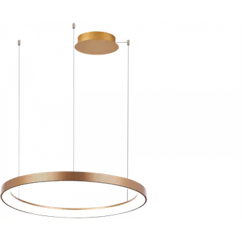 Moderní LED lustr Agnes 58 stmívatelné zlaté