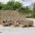 Zahradní sestava 11dílná zahradní sedací souprava s poduškami bambus