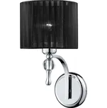 Retro nástěnné svítidlo Impress černé