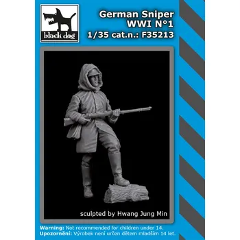 Plastikový model Blackdog 1/35 German sniper WWI No.1 (1 fig.)