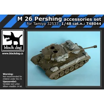 Plastikový model Blackdog 1/48 M 26 Pershing accessories set