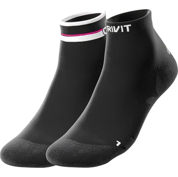 Dámské ponožky CRIVIT Dámské cyklistické ponožky, 2 páry (černá/růžová/bílá, 35/36)