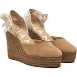 Manebi Espadrilky Hamptons Wedge Espadrilles W 1.6 WV Hnědá 39