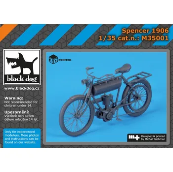 Plastikový model Blackdog 1/35 Spencer 1906