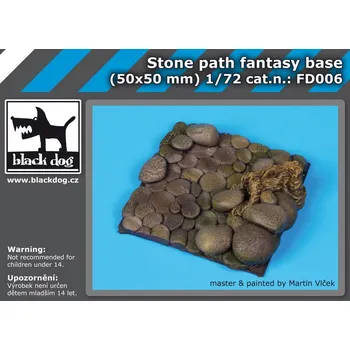 Plastikový model Blackdog Stone path fantasy base (50 x 50 mm)