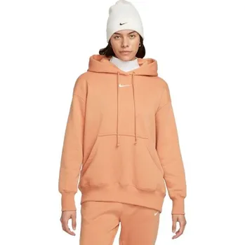 Dámské oblečení Dámská mikina Nike SPORTSWEAR PHOENIX FLEECE L Oranžová
