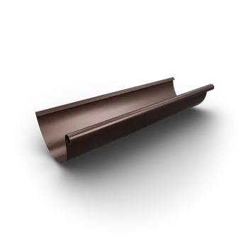 okap Bravo Žlab pozink + barva, Ø125 mm, délka 3 m Barva: RAL 8017 - Hnědá
